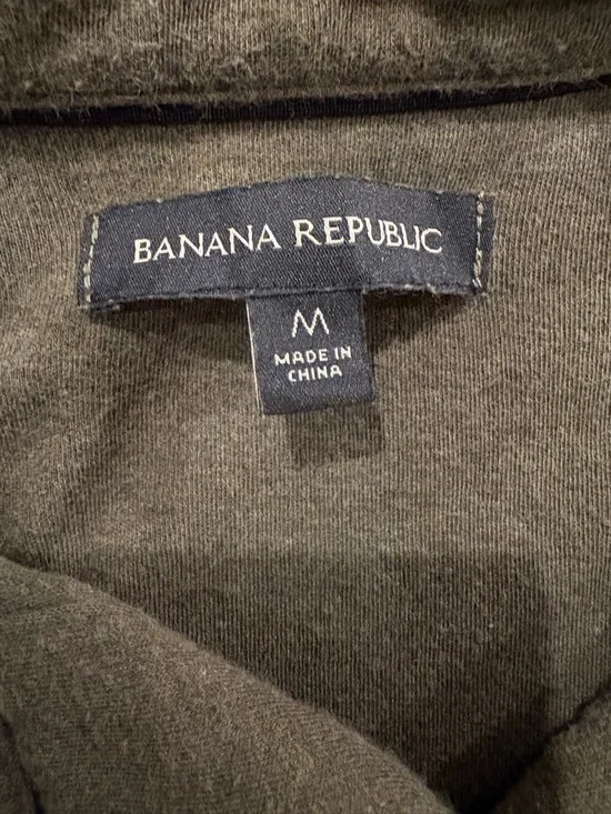 Banana Republic Olive Polo Shirt - Picture 3 of 4